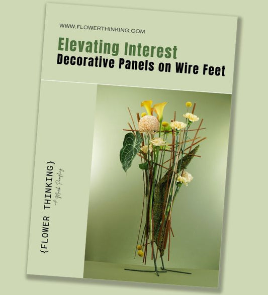 Elevating Interest - Decorative Panels on Wire Feet