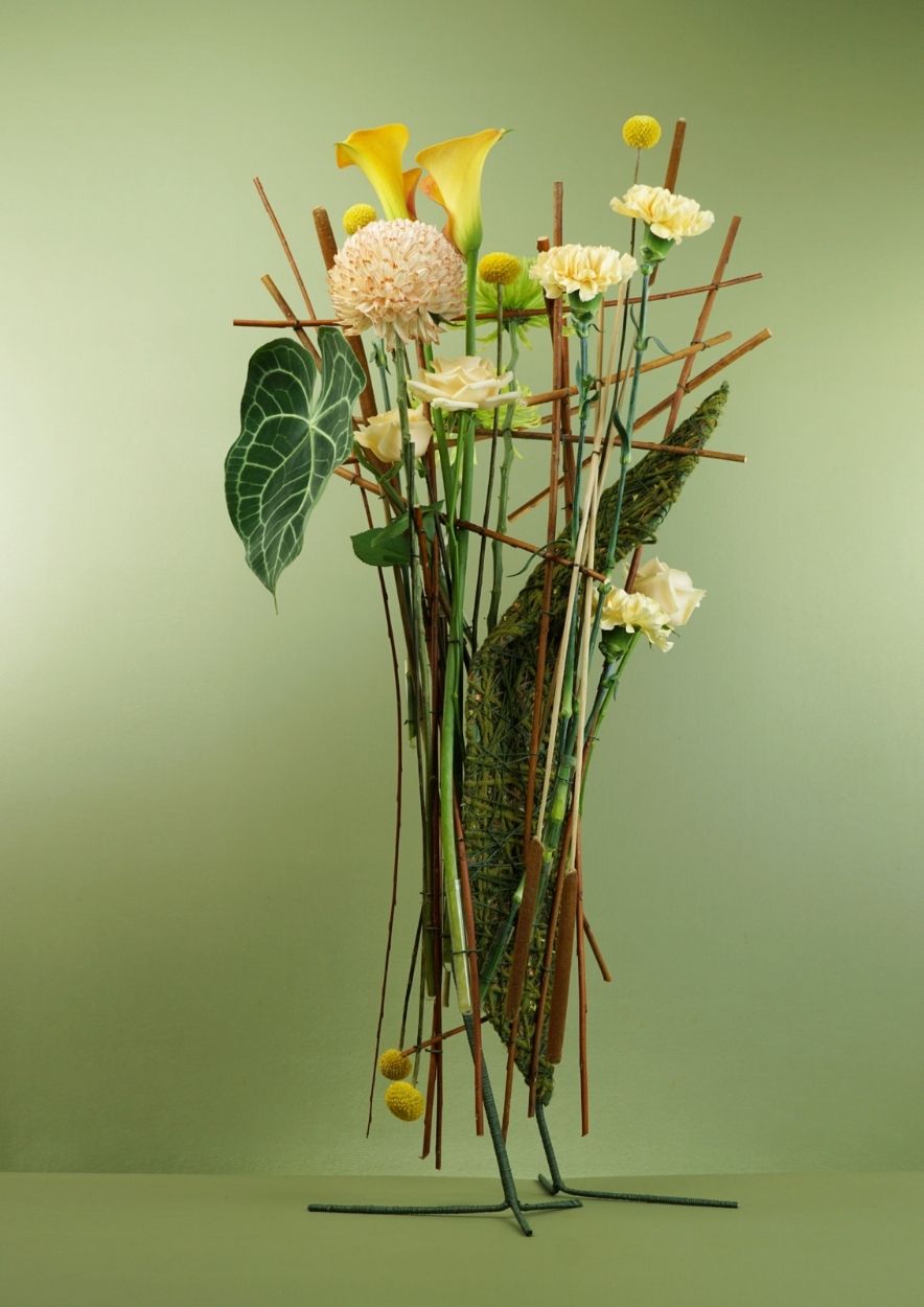 Elevating Interest - Decorative Panels on Wire Feet